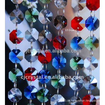 Mischfarben Glas Octagon Perlen Großhandel, Oktogon Kristall Perlen
